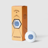 FORE 5 6 おもしろい7パーソナライズされたゴルフボール ゴルフボール (パッケージ)