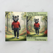 Fore: A Tiger 遊's Golf,誕生日カード カード (内部)