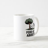Fore-get About It Mug – Funny Golf Gift for golfer コーヒーマグカップ (正面右)