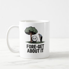 Fore-get About It Mug – Funny Golf Gift for golfer コーヒーマグカップ