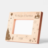 Fore the Love of Christmas Golf Christmas Wooden  レーザー彫刻フレーム (左)