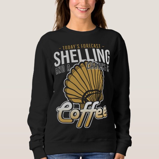 Forecast Shelling And Coffee Beach Shelling スウェットシャツ (正面)