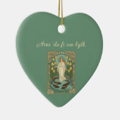 Forecasting Lovers' Fortunes Dwynwen's Well And Sa セラミックオーナメント (右)