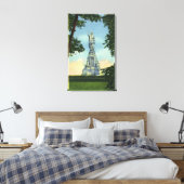 Forefaters Monument#のビュー キャンバスプリント (インサイチュ (寝室))