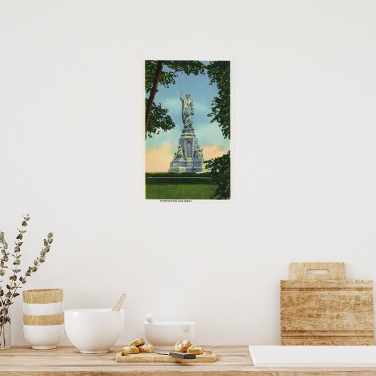 Forefaters Monument#のビュー ポスター (キッチン)