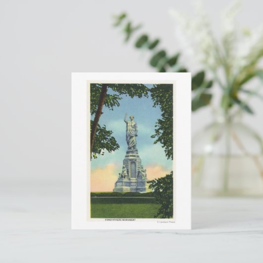 Forefaters Monument#のビュー ポストカード (スタンド正面)