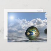 foreign-trade-62743ファンタジーデジタル現実主義SCIENC ポストカード (正面/裏面)