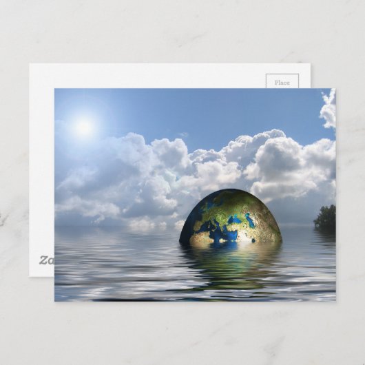 foreign-trade-62743ファンタジーデジタル現実主義SCIENC ポストカード (正面/裏面)