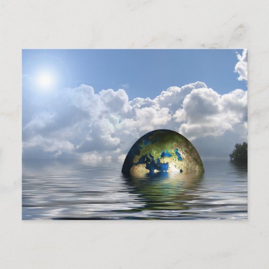 foreign-trade-62743ファンタジーデジタル現実主義SCIENC ポストカード (正面)