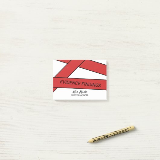 Forensic Labクラススクリプト名Post-Itメモ ポストイット (デスク上)