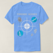 Forensic Science Crime Scene Evidence Tシャツ (デザイン正面)