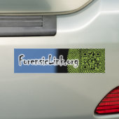 Forensiclink.orgのバンパーステッカー バンパーステッカー (車上)