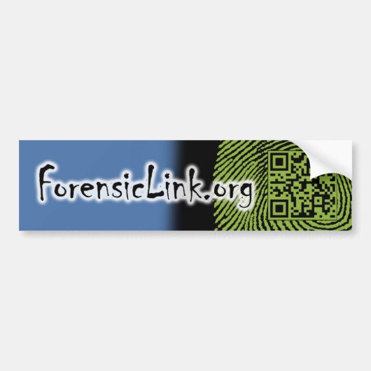 Forensiclink.orgのバンパーステッカー バンパーステッカー (正面)