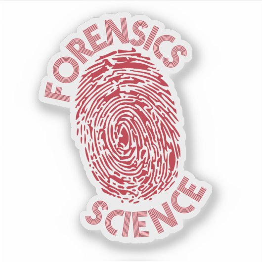 Forensics is eloquence and reduction シール (正面)