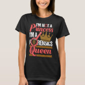 Forensics Queen  Forensic Scientist Forensic Scien Tシャツ (正面)