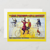 Forepaugh & Sells Brothersヴィンテージサーカスのポスター ポストカード (正面/裏面)