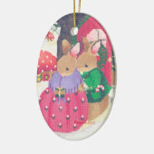 forestのクリスマス セラミックオーナメント (左)