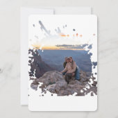 Forest 4X4 Truck Wedding Invitation 招待状 (裏面)