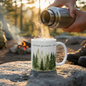 Forest Adventure Name Quote Mug コーヒーマグカップ