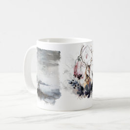 Forest Animal Christmas コーヒーマグカップ