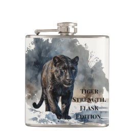 Forest Animals Tiger Strength Flask フラスク