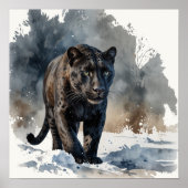 Forest Animals Woodland Wall Art | Tiger Poster ポスター (正面)