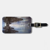 Forest Auroraカスタマイズ可能な荷物タグ ラゲッジタグ (正面横)