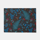 Forest berries, leaves and bugs 1 ドアマット (正面)