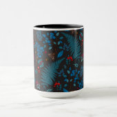 Forest berries, leaves and bugs 1 マグカップ (中央)