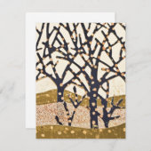 Forest, blue and gold シーズンカード (正面/裏面)