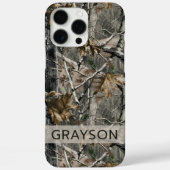 Forest Branches Camouflage Personalized Case-Mate iPhoneケース (裏面)