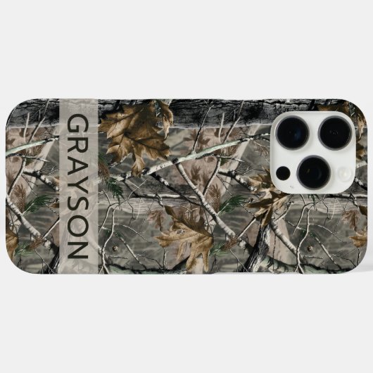 Forest Branches Camouflage Personalized Case-Mate iPhoneケース (裏面 (横))