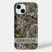 Forest Branches Camouflage Personalized Case-Mate iPhoneケース (裏面)
