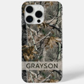 Forest Branches Camouflage Personalized Case-Mate iPhoneケース (裏面)