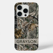 Forest Branches Camouflage Personalized Case-Mate iPhoneケース (裏面)