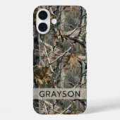 Forest Branches Camouflage Personalized Case-Mate iPhoneケース (裏面)