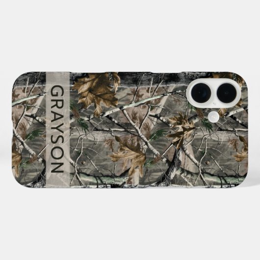 Forest Branches Camouflage Personalized Case-Mate iPhoneケース (裏面 (横))