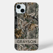 Forest Branches Camouflage Personalized Case-Mate iPhoneケース (裏面)