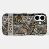 Forest Branches Camouflage Personalized Case-Mate iPhoneケース (裏面 (横))