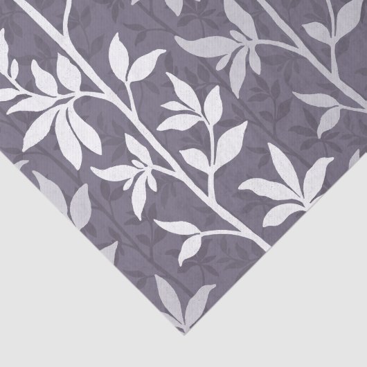 Forest Breeze Minimalist Botanical Silhouette Lav 薄葉紙 (詳細)