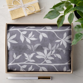 Forest Breeze Minimalist Botanical Silhouette Lav 薄葉紙