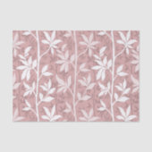 Forest Breeze Modern Botanical Silhouette Pink 薄葉紙 (正面)
