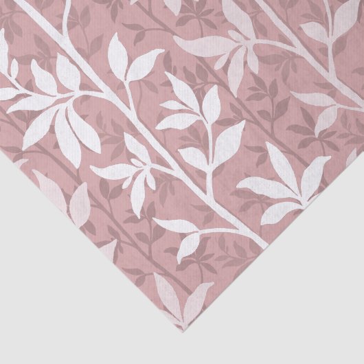 Forest Breeze Modern Botanical Silhouette Pink 薄葉紙 (詳細)