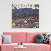 Forest Brook at Leissigen, Switzerland (Landscape) キャンバスプリント (インサイチュ (リビング))