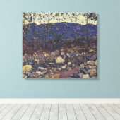 Forest Brook at Leissigen, Switzerland (Landscape) キャンバスプリント (インサイチュ (ウッドフロア))