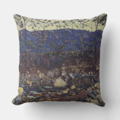 Forest Brook at Leissigen, Switzerland (Landscape) クッション (正面)