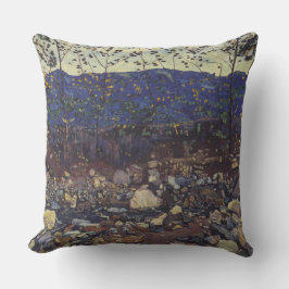 Forest Brook at Leissigen, Switzerland (Landscape) クッション