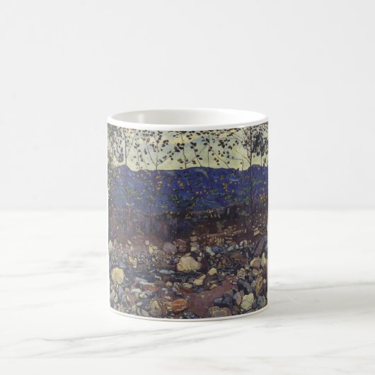 Forest Brook at Leissigen, Switzerland (Landscape) コーヒーマグカップ (中央)