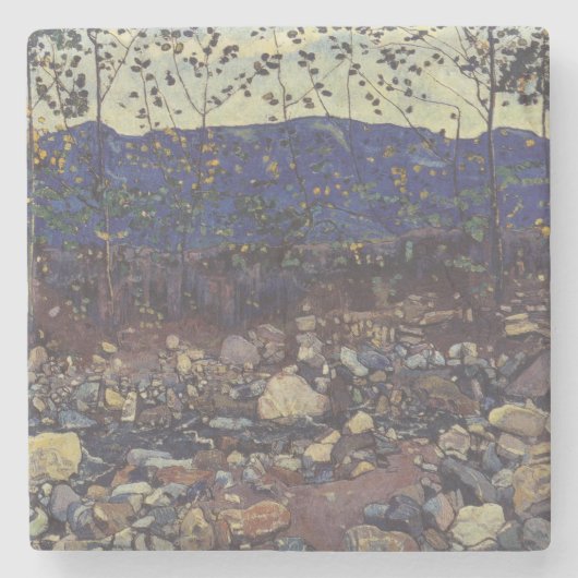 Forest Brook at Leissigen, Switzerland (Landscape) ストーンコースター (正面)