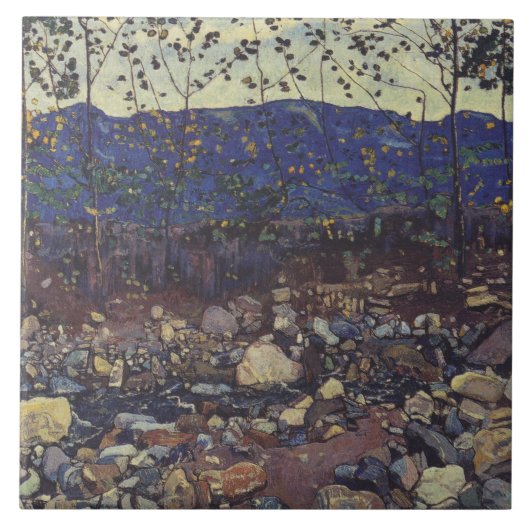 Forest Brook at Leissigen, Switzerland (Landscape) タイル (正面)